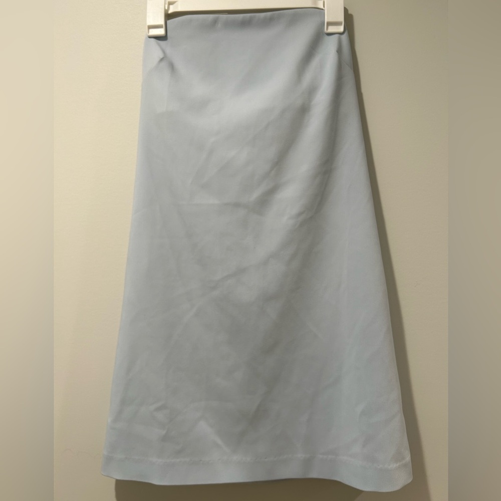 NWOT MLM Light Blue Strapless Mini Dress with Pockets Size XS